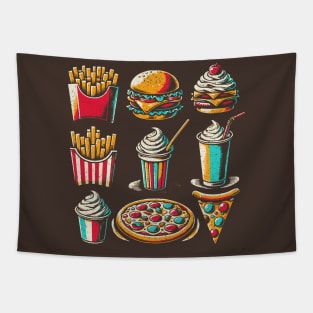 Fast Food Lover Tapestry