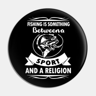 Fishing Sport Religion Pin