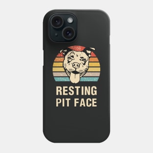 resting pit face Phone Case