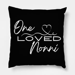 Nonni Themed One Loved Nonni Pillow