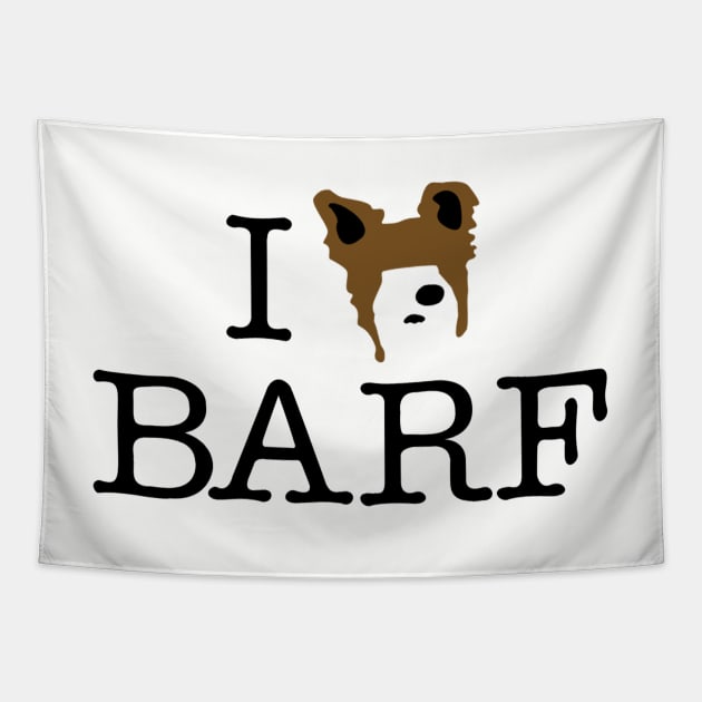 I Heart Barf Tapestry by cudatron