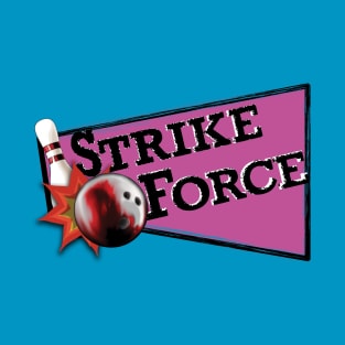 Strike Force - Bowling - 80's Retro Logo T-Shirt