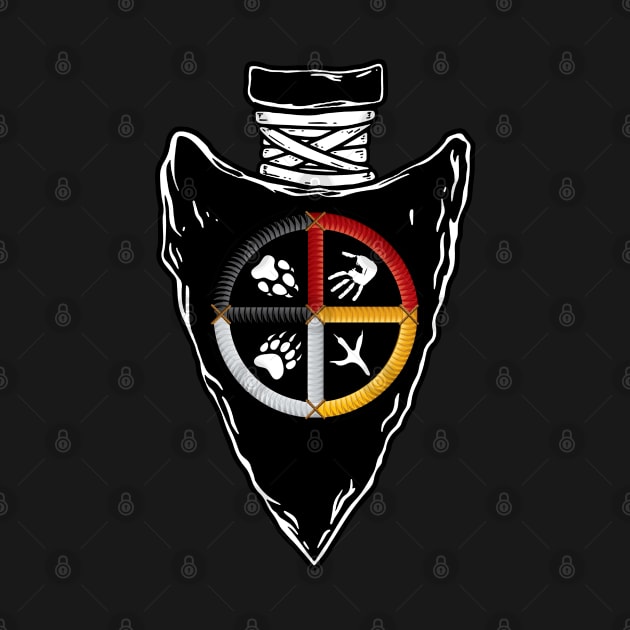 ARROWHEAD 6 (MEDICINE WHEEL) by GardenOfNightmares