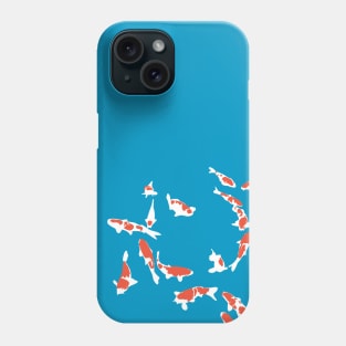 Japanese Koi Fish Pond - Veridian Phone Case