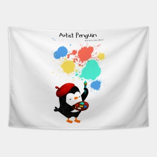 Artist Penguin Tapestry