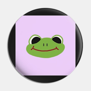 frog (pale purple) Pin