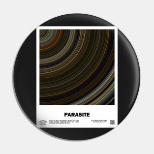 minimal_Parasite Abstract Circular Art Movie Pin