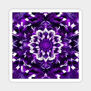 Random Purple Mandala Magnet