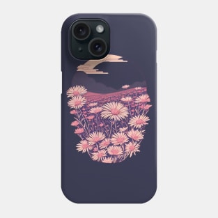 Aster Meadow Phone Case