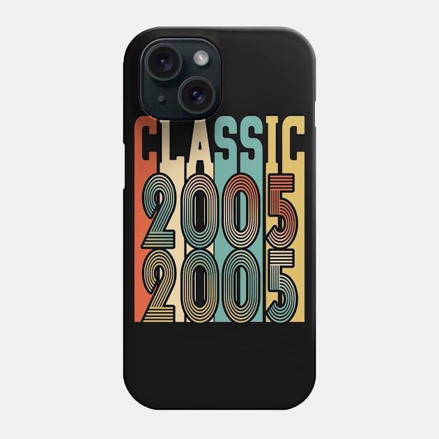 Classic Born in 2005 Phone Case by Adikka