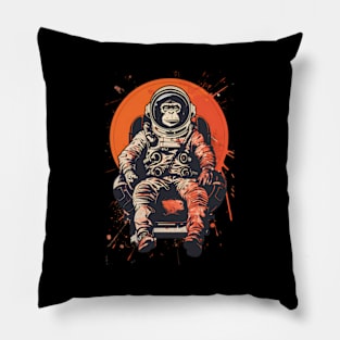 Space Travel Astronaut Monkey Astronaut Space Pillow