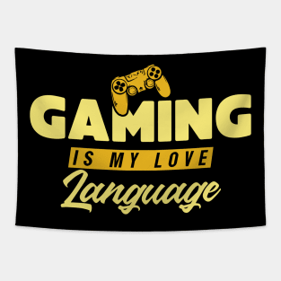 Gaming Is My Love Language Tapestry