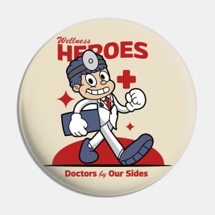 Wellness Heroes Pin