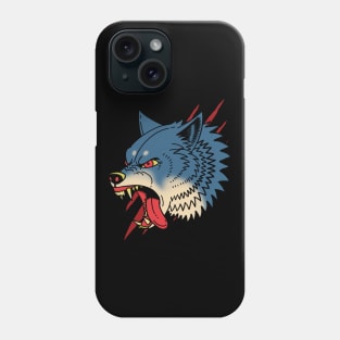 Wolf Head Vintage Tattoo Phone Case