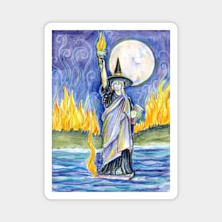 Liberty Witch Magnet