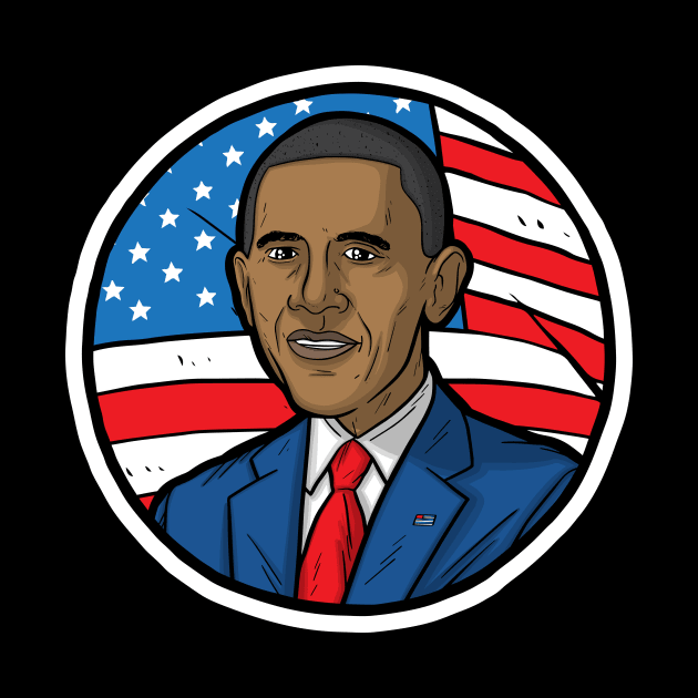 Barack Obama by Baddest Shirt Co.