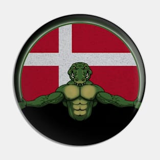 Gator Denmark Pin