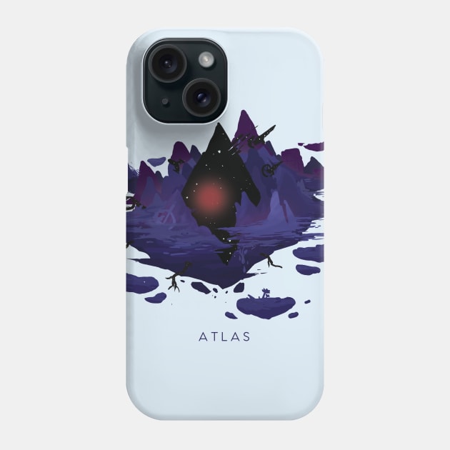 Atlas Island:No Man's Sky Phone Case by Vertei
