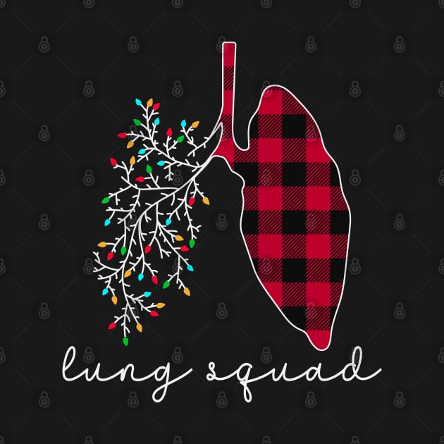 Lung Squad Pulmonology Nurse Respiratory Therapist Christmas by Krishnansh W.