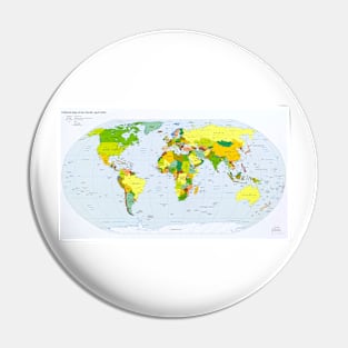 Political map of the world, April 2005 (E055/0355) Pin