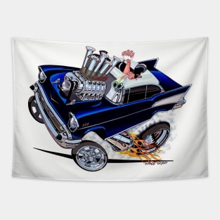 REVVIN 57 1957 Chevy Belair Tapestry