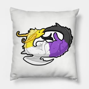 Nonbinary Pride Pillow