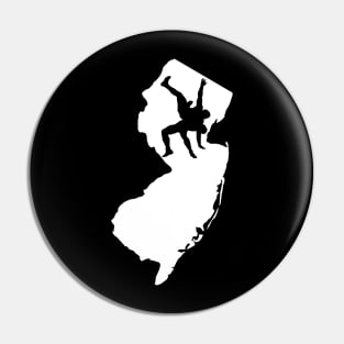 New Jersey Wrestling Pin