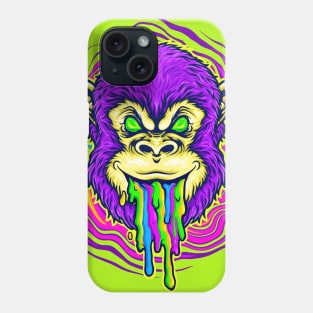 Rainbow Chimp Drool Phone Case