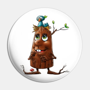 Tree man Pin