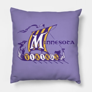 Vintage 1961 Minnesota Vikings Ship Pillow