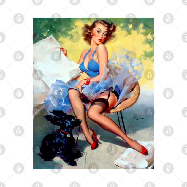 Skirting the Issues: Vintage 1956 Gil Evgren Pinup by Jarecrow 