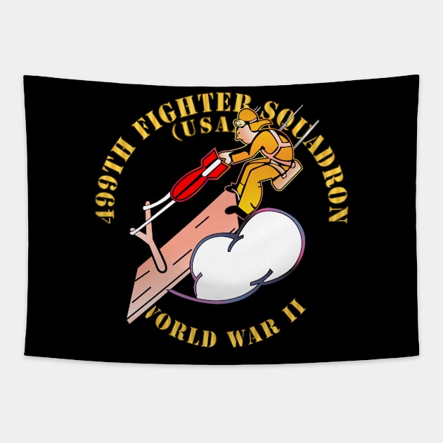 Army Air Corps - 499th Fighter Squadron - WWII - USAAF Tapestry by twix123844