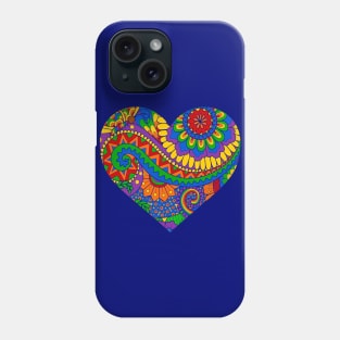 Rainbow Decorative Heart Phone Case