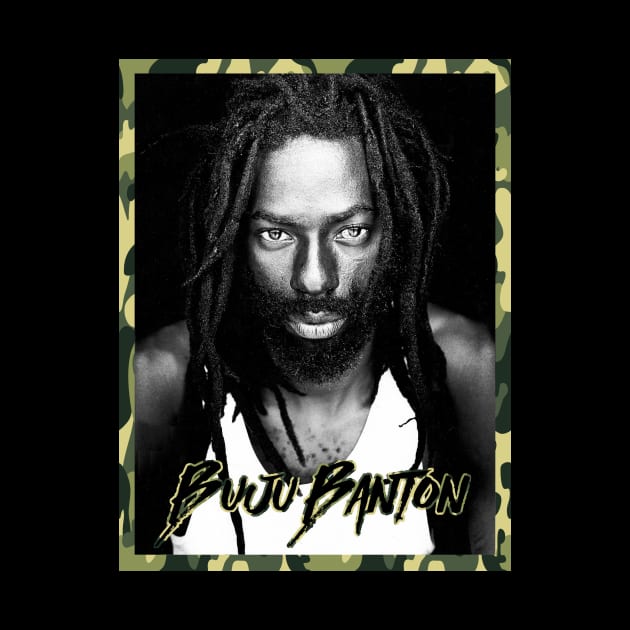 Buju Banton - Reggae Rastafari Jah Army Roots Shirt by Rastafari_Reggae_Shop