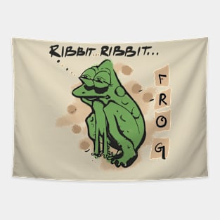 green frog Tapestry