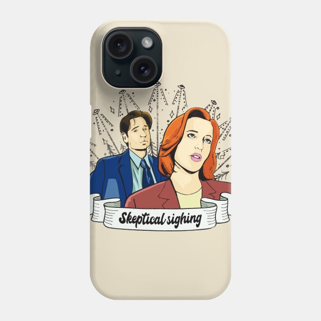 Skeptical sighing Phone Case by Mimie20