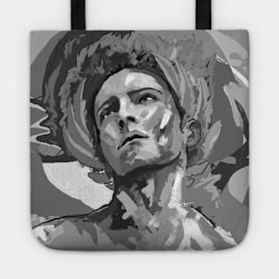 Black and white Apollo Greek Mythology Art Tote