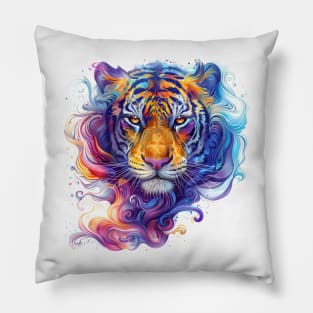 Colorful Tiger Pillow