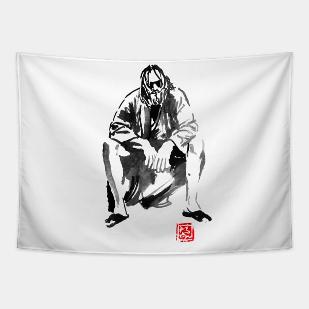 the dude 02 Tapestry by pechane