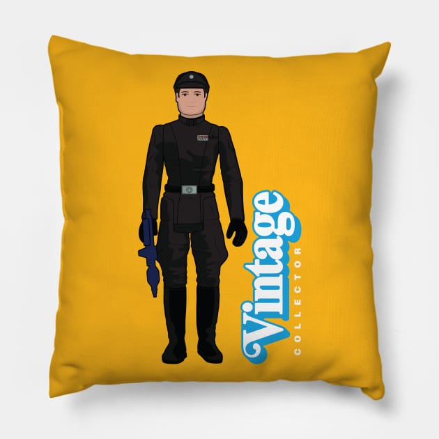 Vintage Collector - Imperial Commander Pillow by LeftCoast Graphics