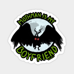 Mothman is my Boyfriend — Silhouette Magnet