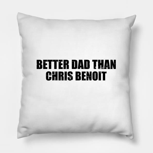 Chris Benoit Wilderness Pillow by shieldjohan