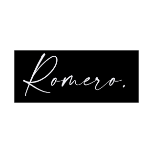 Romero Name, Romero Birthday T-Shirt