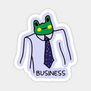 Business frog in suit Magnet