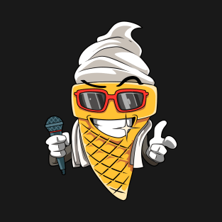 Ice Cream Cool Summer Vacation Glasses T-Shirt