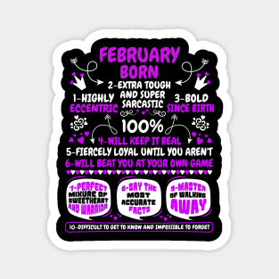 February Born Magnet