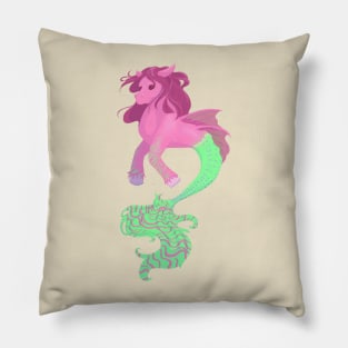 Pink Hippocampus Pillow