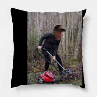 Trump is raking leaves to prevent forest fires Pillow