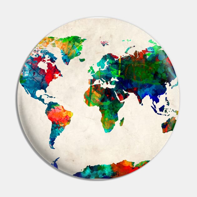 world map Pin by BekimART