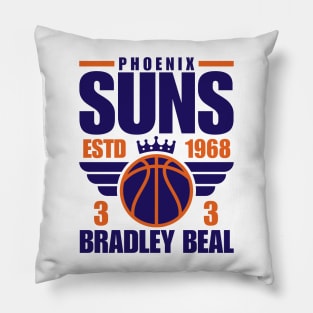 Phoenix Suns Beal 3 Basketball Retro Pillow